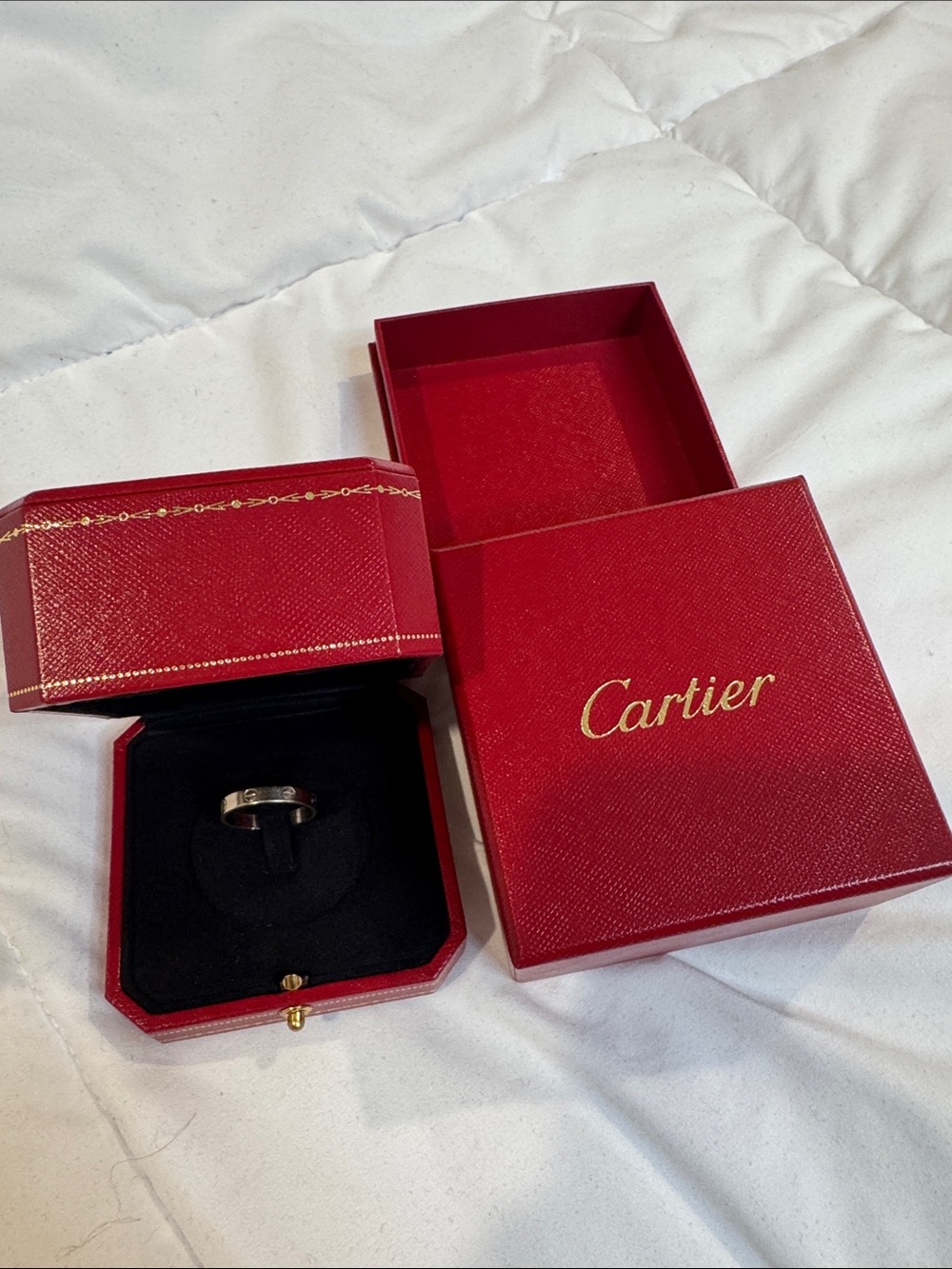 Cartier LOVE Silver Ring, Small Model